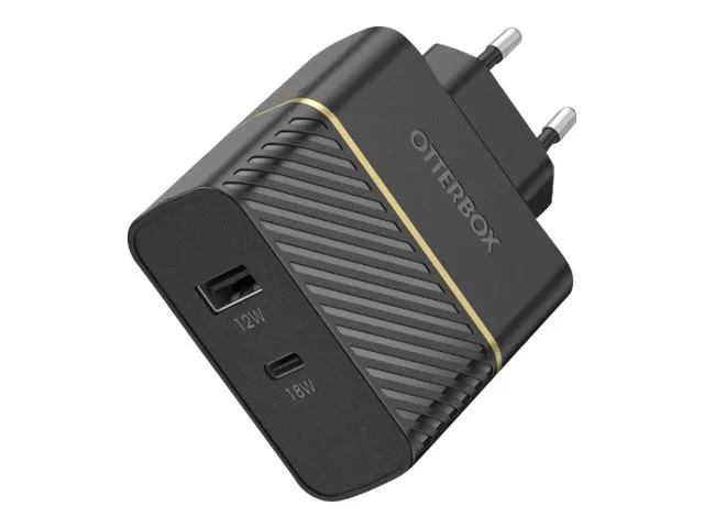 OtterBox Wall Charger 30W (12W USB-A + 18W USB-C)