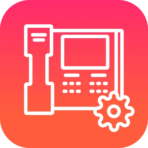 Vast toestel inrichten